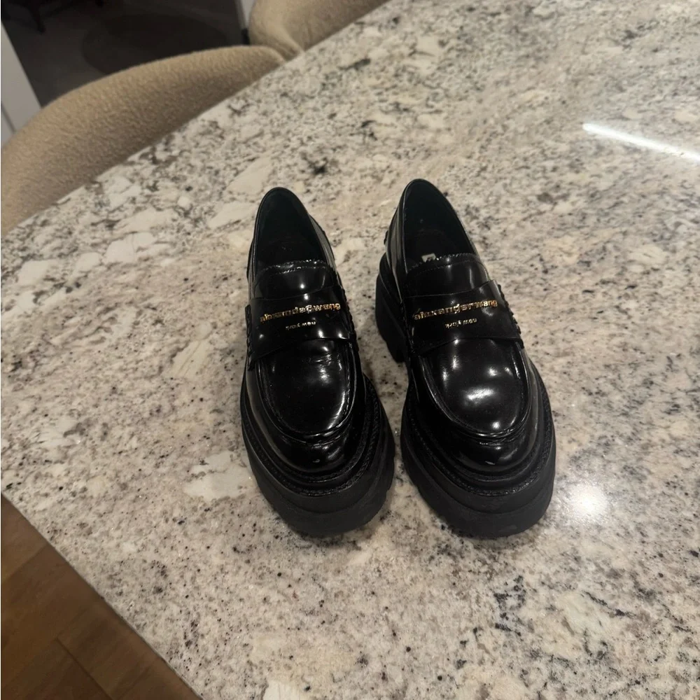 alexander wang carter platform loafer - Picture 3 of 8